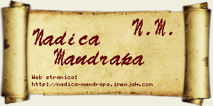 Nadica Mandrapa vizit kartica